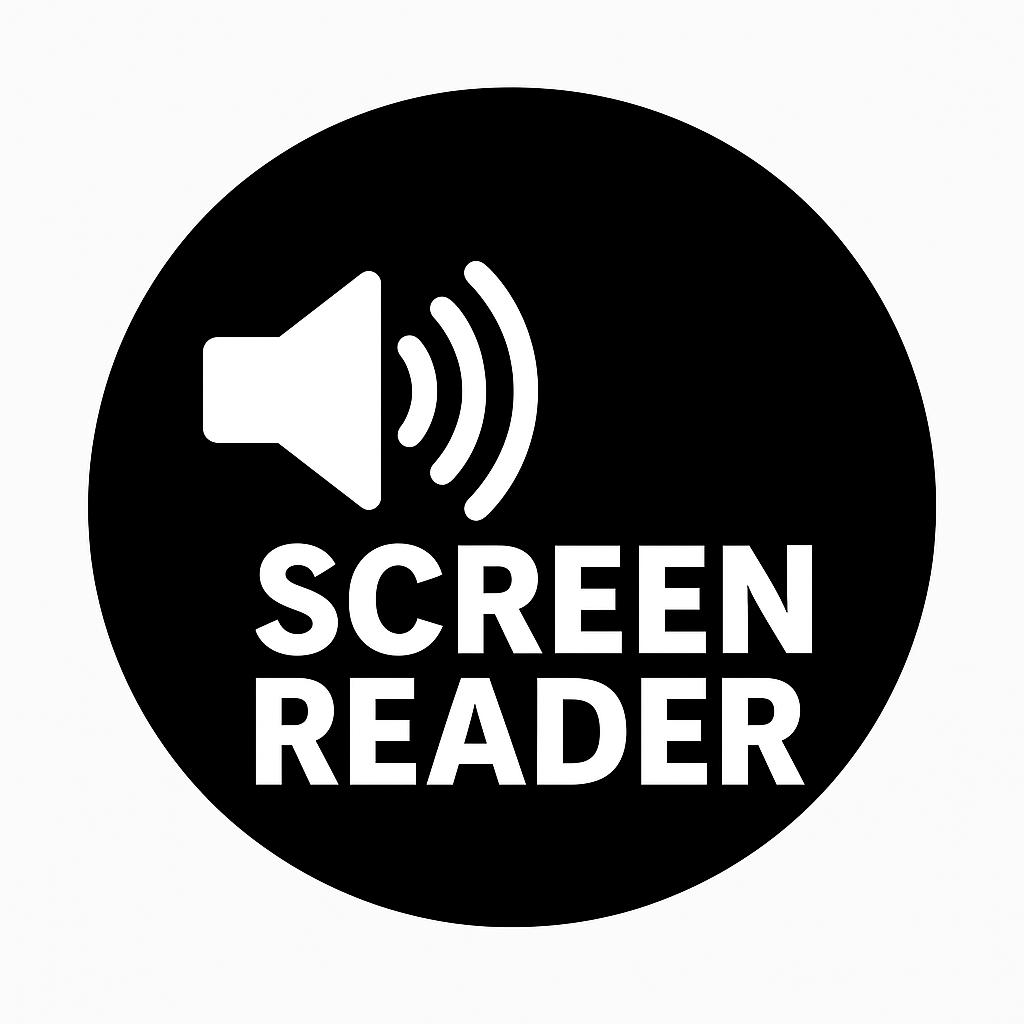 Screen reader icon